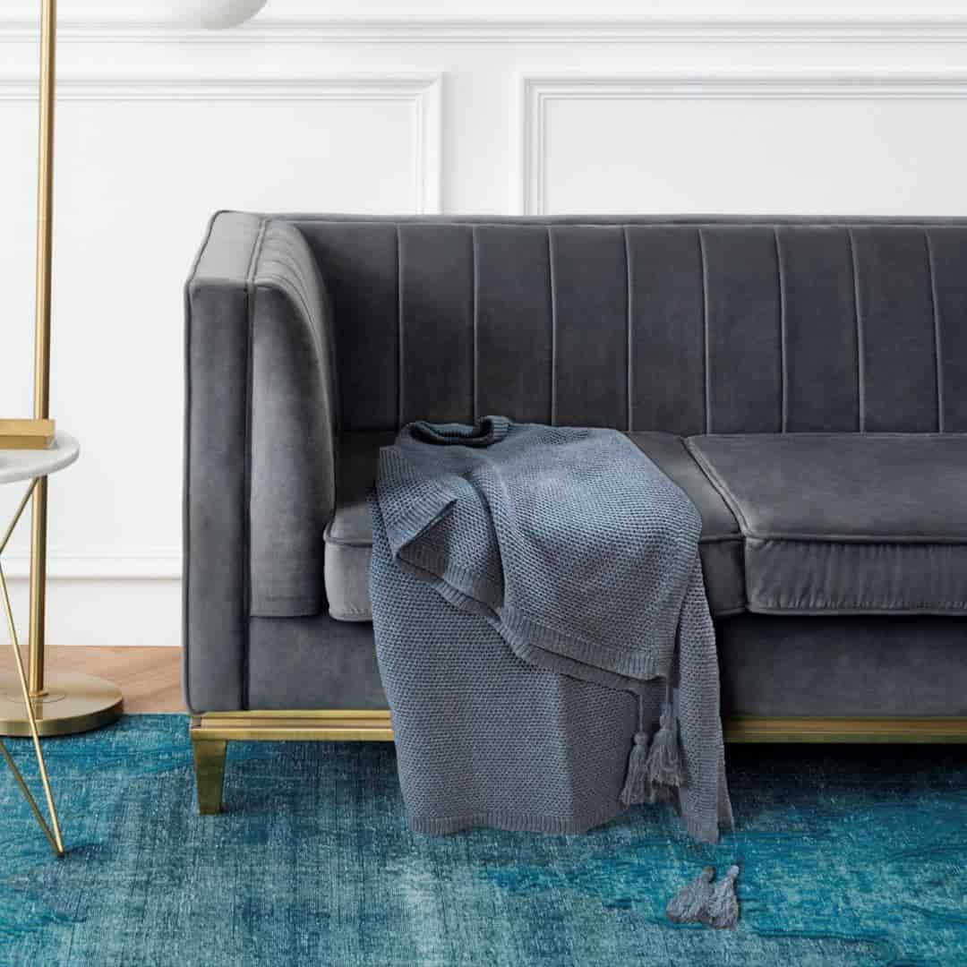 تصویر 1 از شال مبلی جدید با طراحی مدرن و بافتی چشم‌نواز